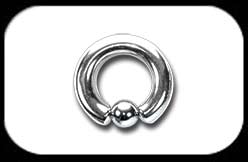 Ball Closure Ring 6mm 2ga