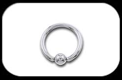 Titanium Ball Closure Ring 2.5mm 10ga