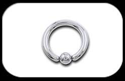 Titanium Ball Closure Ring 3mm 8ga