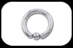 Titanium Ball Closure Ring 4mm 6ga