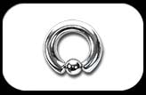 Ball Closure Ring 6mm 2ga