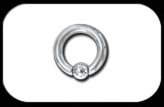 Ball Closure Ring 3.2mm 8ga clip in ball