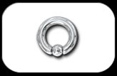 Ball Closure Ring 4mm 6ga clip in ball