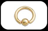 Gold Plated BCR 2mm up