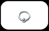 Ball Closure Ring 1mm 18ga