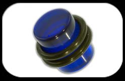 UV Acrylic Flesh Plug Blue