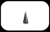 Black Steel Long Cone 1.6mm