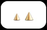 Gold Plated Steel Cone 1.2mm 16ga