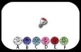 Steel Jewelled Ball 1.2mm for Internally Threaded