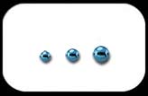 Titanium Ball 1.2mm Blue 2 pack