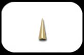 Zircon Gold Steel Long Cone 1.6mm
