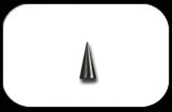 Black Steel Long Cone 1.6mm