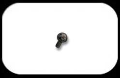 Black Steel Ball 1.6mm for Internally Threaded, 2 pack