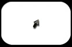 Black Steel Cone 1.2mm for Internally Threaded