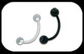 Bioflex Curved barbell 1.6mm 14 gauge