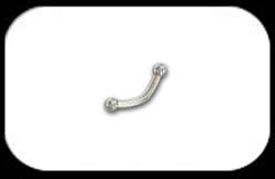 Micro Curved Barbell 1.2mm 2mm balls