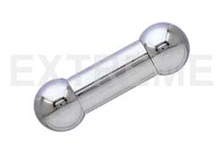Titanium Barbell Internally Threaded 9mm 00ga