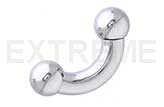 Titanium Curved Barbell 8mm 0ga