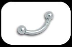 Curved Barbell 2.5mm 10ga