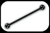 Industrial Scaffold Barbell in Black Steel
