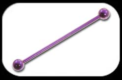 Industrial Scaffold Barbell Purple Titanium