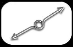 Industrial Scaffold Barbell with Twist and Cones