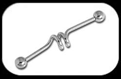 Industrial Scaffold Barbell with spiral