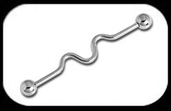 Industrial Scaffold Barbell with wave form