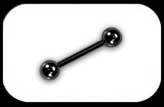 Black Barbell 1.6x5mm