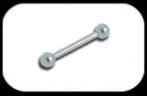 Barbell 1.6mm with 4mm Balls