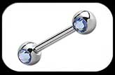 Jewelled Nipple Bar
