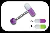 UV Capsule Tongue Bar