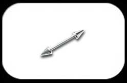 Micro Barbell 1mm or 1.2mm with 3mm Cones