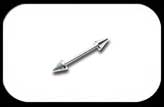 Micro Barbell 1mm or 1.2mm with 3mm Cones