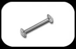 Titanium Barbell 1.6mm with Discs