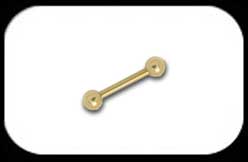 Zircon Gold Micro Barbell 1.2mm