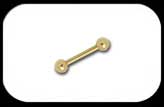 Zircon Gold Micro Barbell 1.2mm