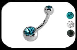 Jewelled Belly Bar 1.6mm
