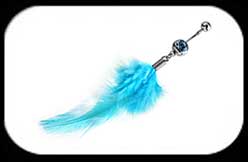 Feather Belly Bar Lt Blue