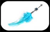 Feather Belly Bar Lt Blue