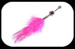 Feather Belly Bar  Pink