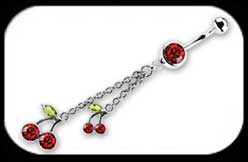 Dangling Cherries Belly Bar