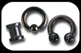 Black Steel Body Jewellery