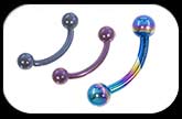 Titanium Curved Barbells