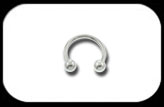 Micro Circular Barbell 1mm with 3mm balls