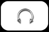 Micro Circular Barbell with cones 1.2mm