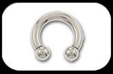 Titanium Circular Barbell 5mm 4ga