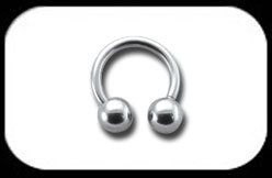 Circular Barbell 1.6mm with 5mm balls