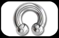 Circular Barbell 9mm 00ga