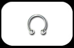 Micro Circular Barbell 1.2mm with 3mm balls